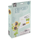 Kit de crochet groupe artisanat créatif bouquet de fleurs 6 tournesols