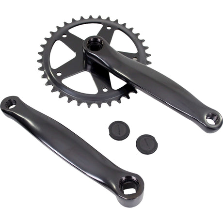 Pédalier Vinty 36t ⅛ 170mm jis aluminium noir