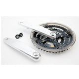 Crank Set 48 38 28 Silver