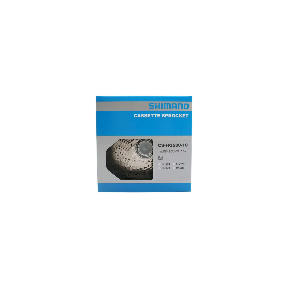Cassette Shimano CS-HG500 à 10 vitesses 11-34T