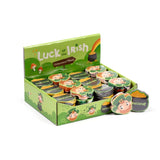 Serviette de voyage compacte irlandaise Lucky Leprechaun Trefoil