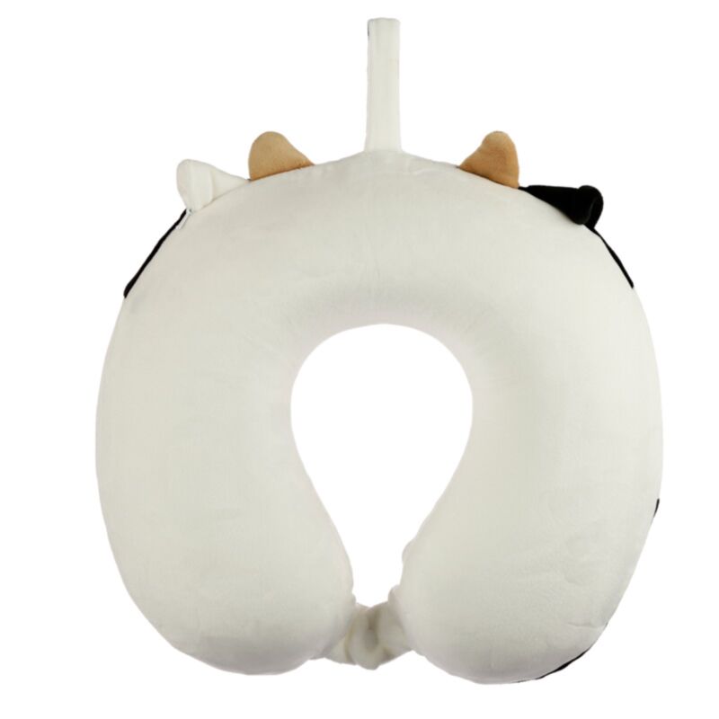 Oreiller cervical en mousse à mémoire de forme en peluche vache Relaxeazzz