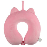 Oreiller cervical en mousse à mémoire de forme en peluche cochon Relaxeazzz