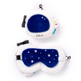 Relaxeazzz masque de sommeil oreiller de voyage rond en peluche voyage dans l'espace