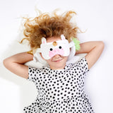 Masque de sommeil oreiller de voyage rond Relaxeazzz licorne