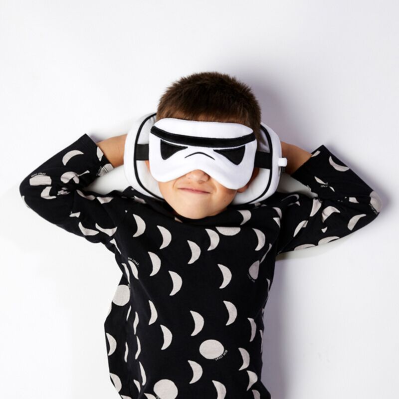 Relaxeazzz peluche le masque de sommeil oreiller de voyage rond original stormtrooper