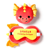 Masque de sommeil oreiller de voyage rond Relaxeazzz Adoramagics Dragon
