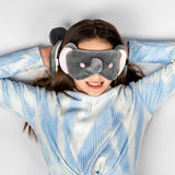 Relaxeazzz Adoramals Janu l'éléphant rond oreiller de voyage masque de sommeil