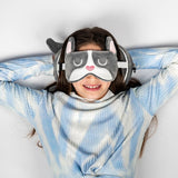 Masque de sommeil oreiller de voyage rond Relaxeazzz bouledogue français