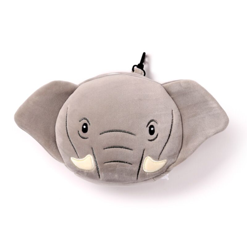 Masque de sommeil oreiller de voyage rond Relaxeazzz éléphant