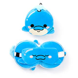 Relaxeazzz Adoramals Blu le dauphin oreiller de voyage rond masque de sommeil