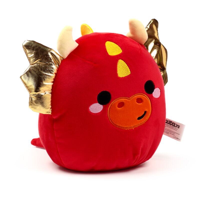 Peluche calmarglys roscoe le dragon adoramagic