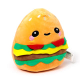 Squidglys en peluche mals gourmands Hammy le hamburger