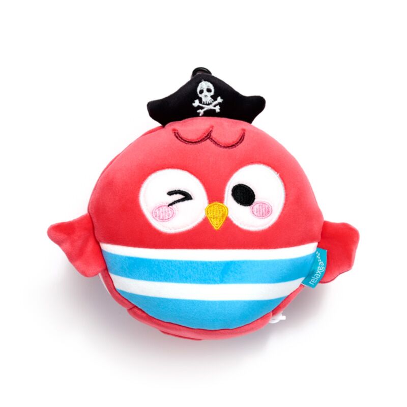 Relaxeazzz Jolly Roger Pirate Bembo le perroquet oreiller de voyage masque de sommeil