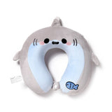 Relaxeazzz Archie le requin Adoramals oreiller cervical en mousse à mémoire de forme en peluche