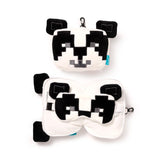 Relaxeazzz Minecraft Panda Oreiller de voyage rond Masque de sommeil
