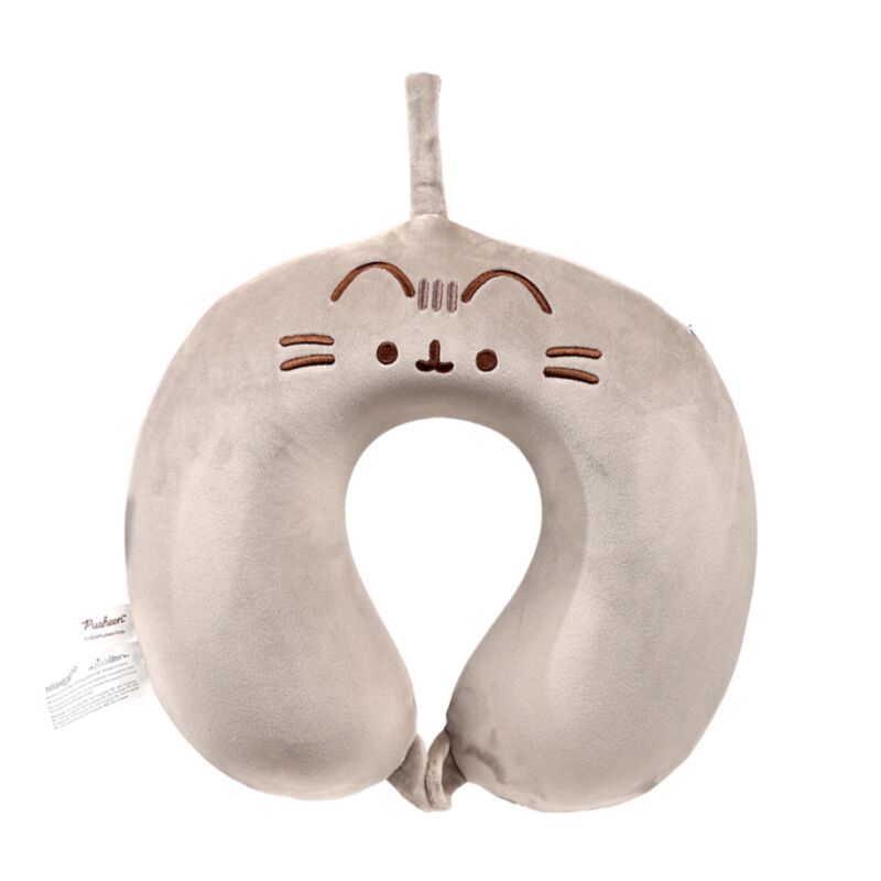 Oreiller cervical en mousse à mémoire de forme Relaxeazzz Pusheen le chat