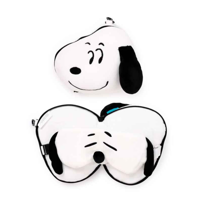 Union relaxeazzz Peanuts Snoopy oreiller de voyage masque de sommeil
