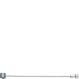 Marwi Union Rem Binnenkabel 19 fil 2 Nippels en acier inoxydable