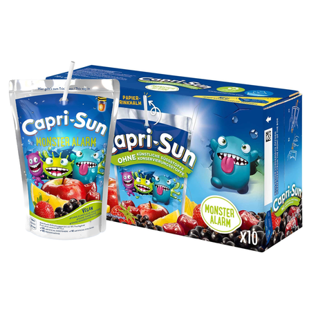 Capri-sun alarme monstre capri sun (d) 200ml (4x 10 pièces)