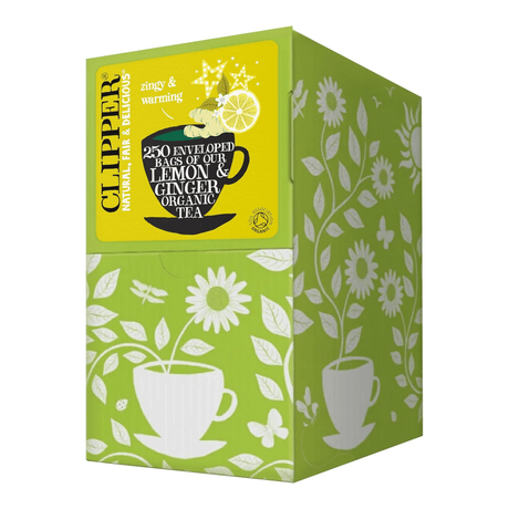 Clipper infusion citron gingembre bio (250 pièces)