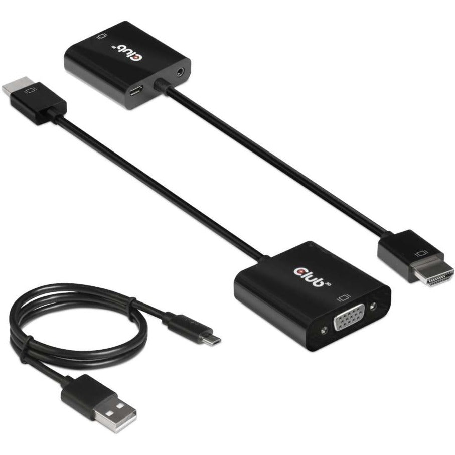 Club 3D HDMI 1.4 à VGA Adaptateur avec audio
