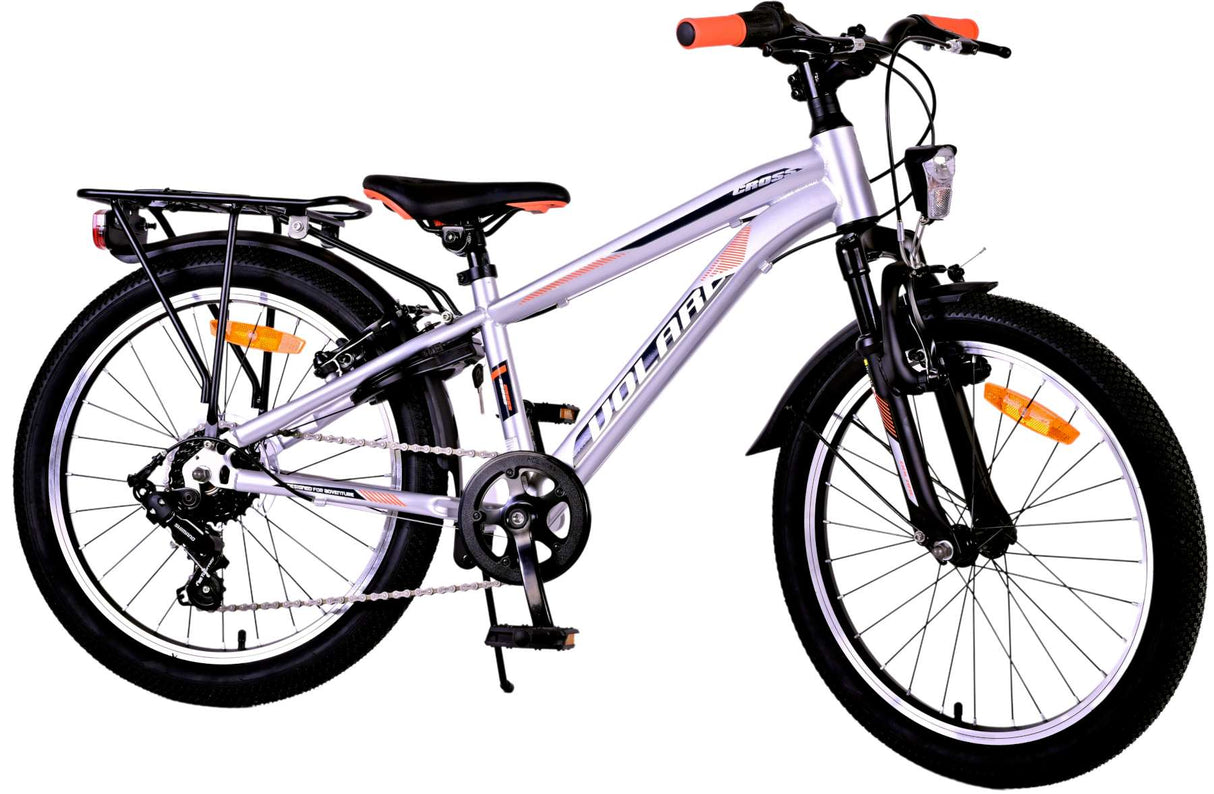 Volare Cross Kinderfiets Jongens 20 inch Zilver 6 versnellingen