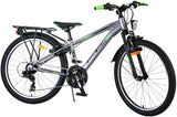 Volore Kräiz Kabes Bike Boys 24 Zoll Gray 18 Gears zwee Hand Bremsen