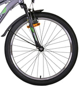 Volore Kräiz Kabes Bike Boys 24 Zoll Gray 18 Gears zwee Hand Bremsen