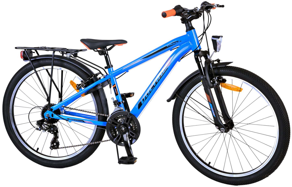 Volare Cross Children's Bike Boys 24 Inch Blue 18 Gears Two Hand Brakes