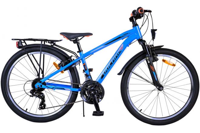 Volare Cross Children's Bike Boys 24 Inch Blue 18 Gears Two Hand Brakes