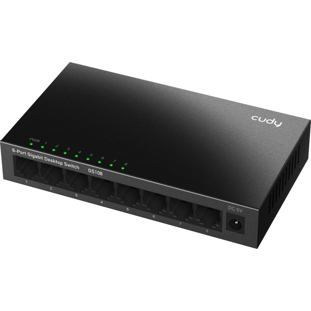 Commutateur métallique de bureau Gigabit à 8 ports Cudy