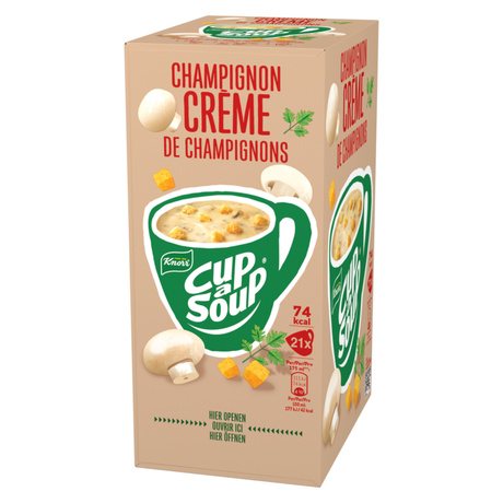 Crème de champignons Knorr cup-a-soupe (21x 175ml)