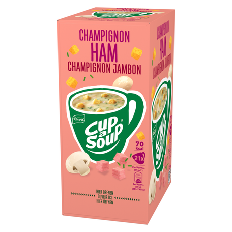 Jambon aux champignons Knorr cup-a-soupe (21x 175ml)