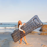 Fleur de marguerite | matelas pneumatique de luxe bleu