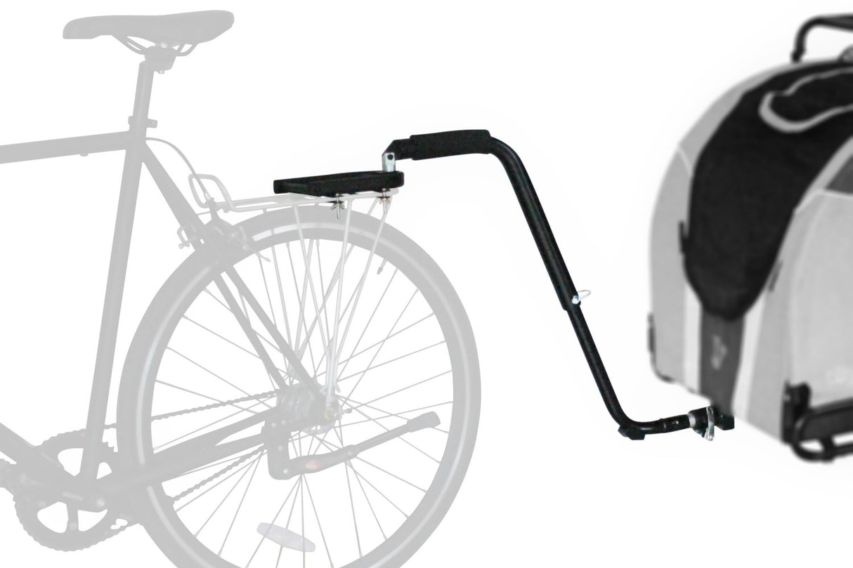 Porte-bagages Doggyride à barre de traction noir, incl. Britch Lite