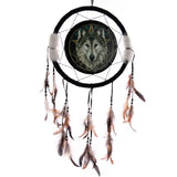 Lisa Parker attrape-rêves - tête de loup 33cm