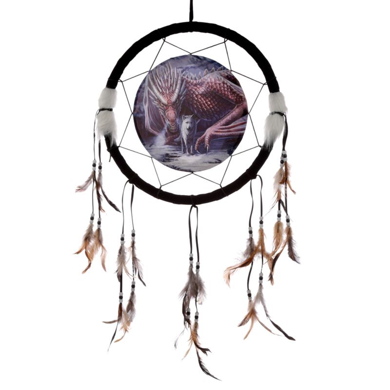 Lisa Parkerer Alliance Dragon Loup Attrape Rêves 33cm