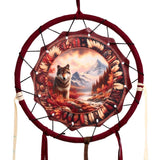 Attrape rêves loup d'automne 16cm