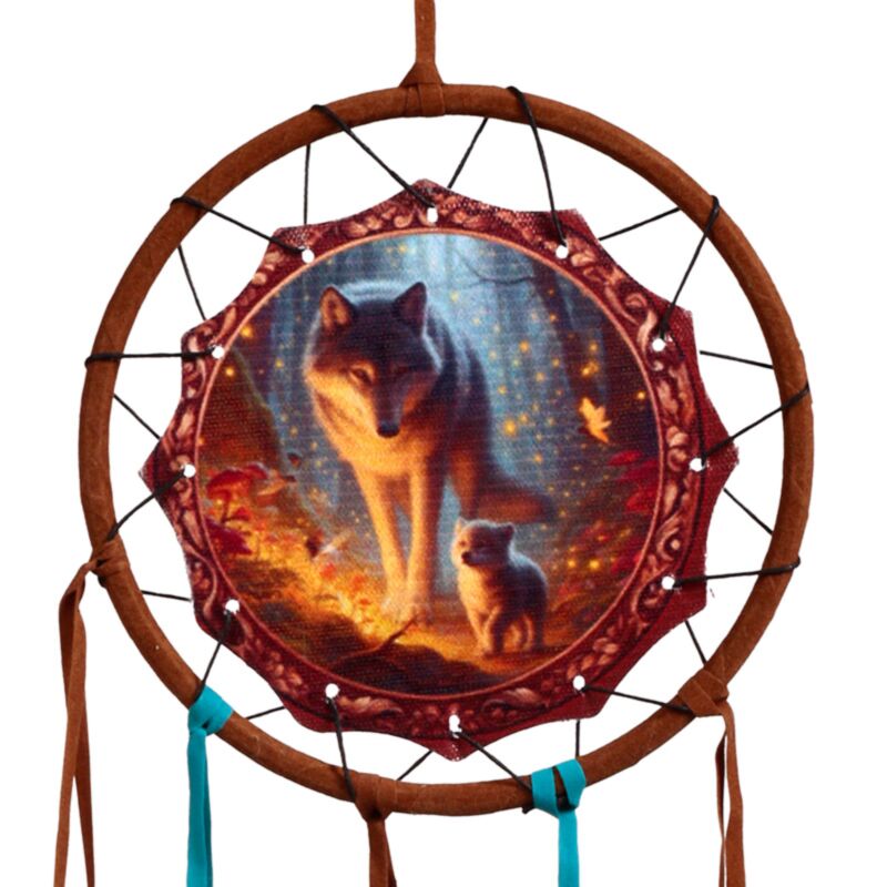 Fées rêvent louveteau attrape-rêves 16cm