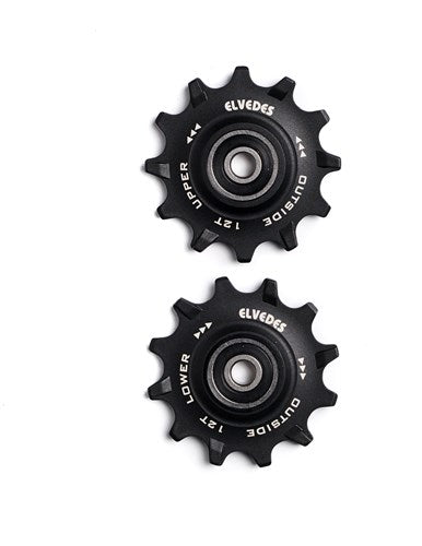 Elvedes Derailleur Roues en acier inoxydable 12T 11V scellé étroit