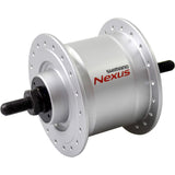 Shimano moyeu dynamo 36g axe plein 6v 2.4w dhc3000 argent
