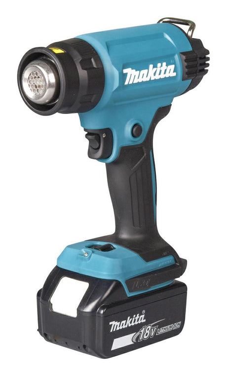 Makita dhg181rt pistolet à air chaud à batterie 18v 5.0ah en étui