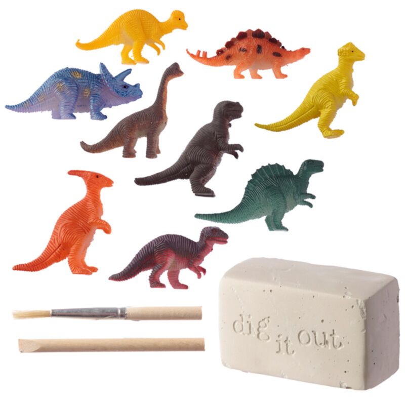 Ensemble d'excavation de mini dinosaures Rawr