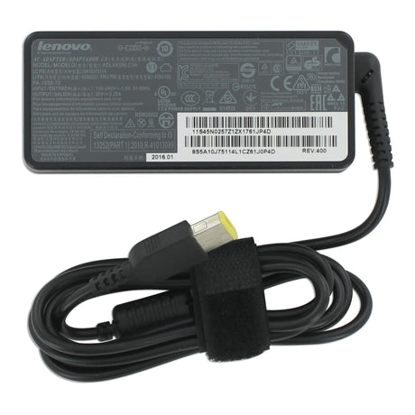 Adaptateur secteur pour ordinateur portable Lenovo 65 W carré