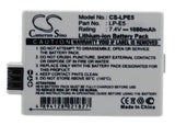 Batterie d'appareil photo numérique blu-basic 7.4v 1080mah li-ion pour canon