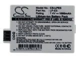 Batterie d'appareil photo numérique blu-basic 7.4v 1080mah li-ion pour canon
