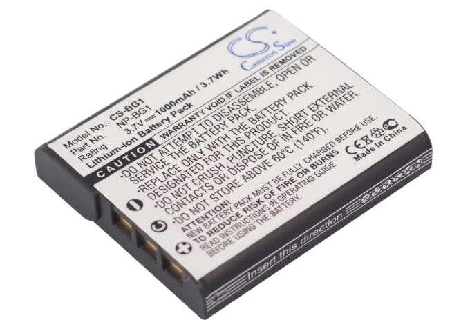 Blu-Basic Digital Camera Battery 3.7V 1000mAh Li-ion för Sony