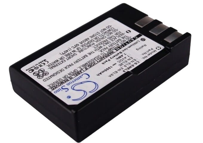 Batterie d'appareil photo numérique blu-basic 7.4v 1000mah li-ion pour nikon