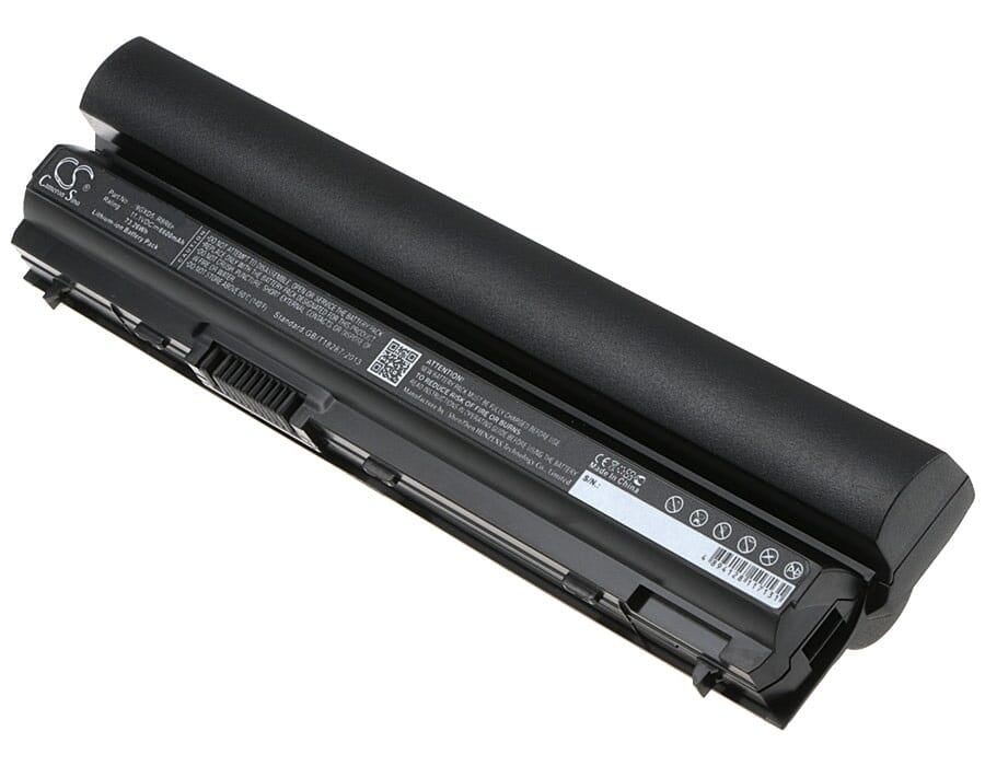 Pièces de rechange batterie d'ordinateur portable étendue 6600 mah